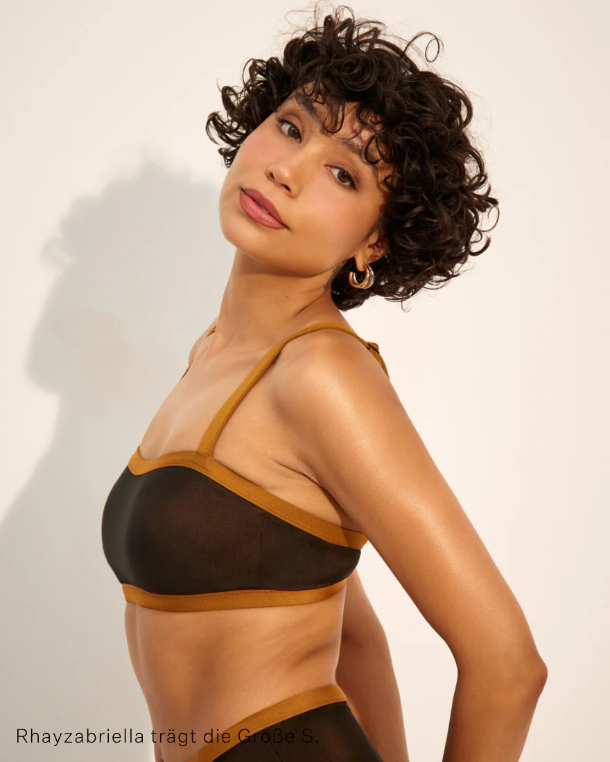 Capri Bikini Bustier Top bronze - Image 3