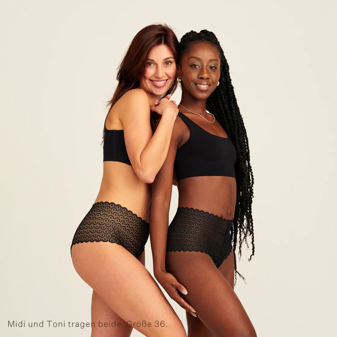 Highwaist Comfy Lace schwarz - Image 8