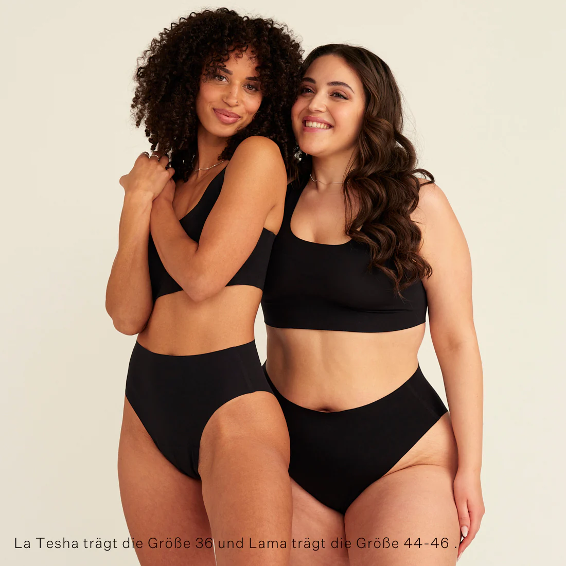 Highwaist Seamless Cheeky schwarz - Image 8