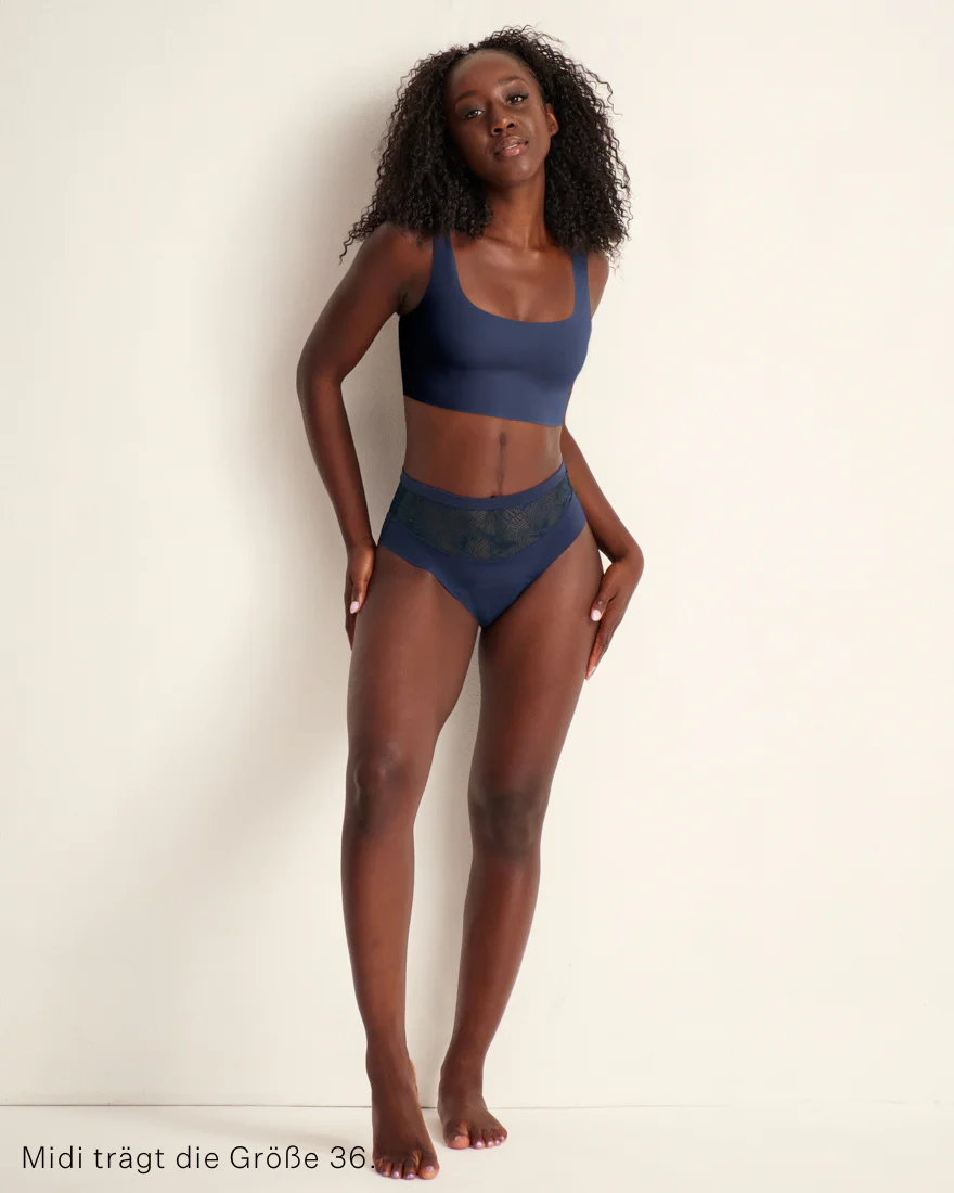 Highwaist Seamless Lace Extra Strong midnight - Image 5