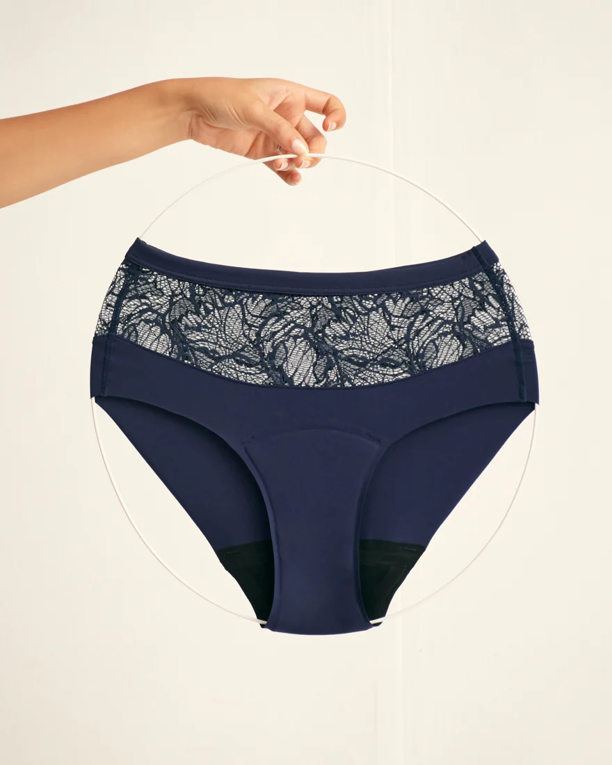 Highwaist Seamless Lace Extra Strong midnight - Image 8