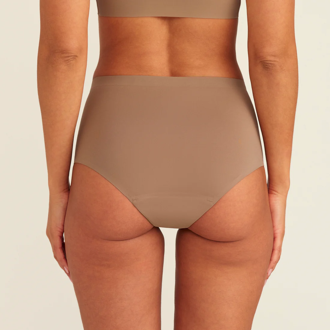 Highwaist Seamless taupe - Image 3