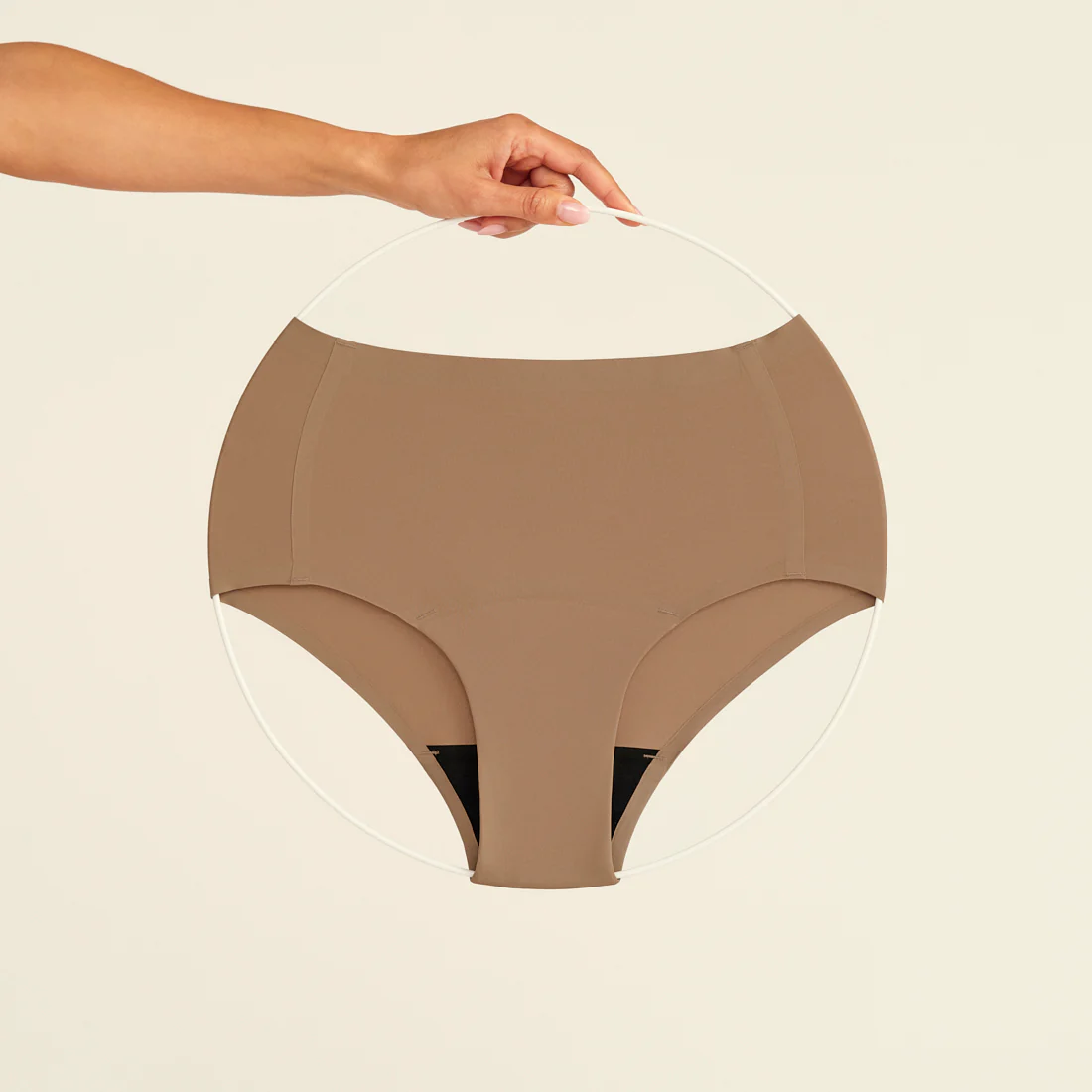 Highwaist Seamless taupe - Image 7