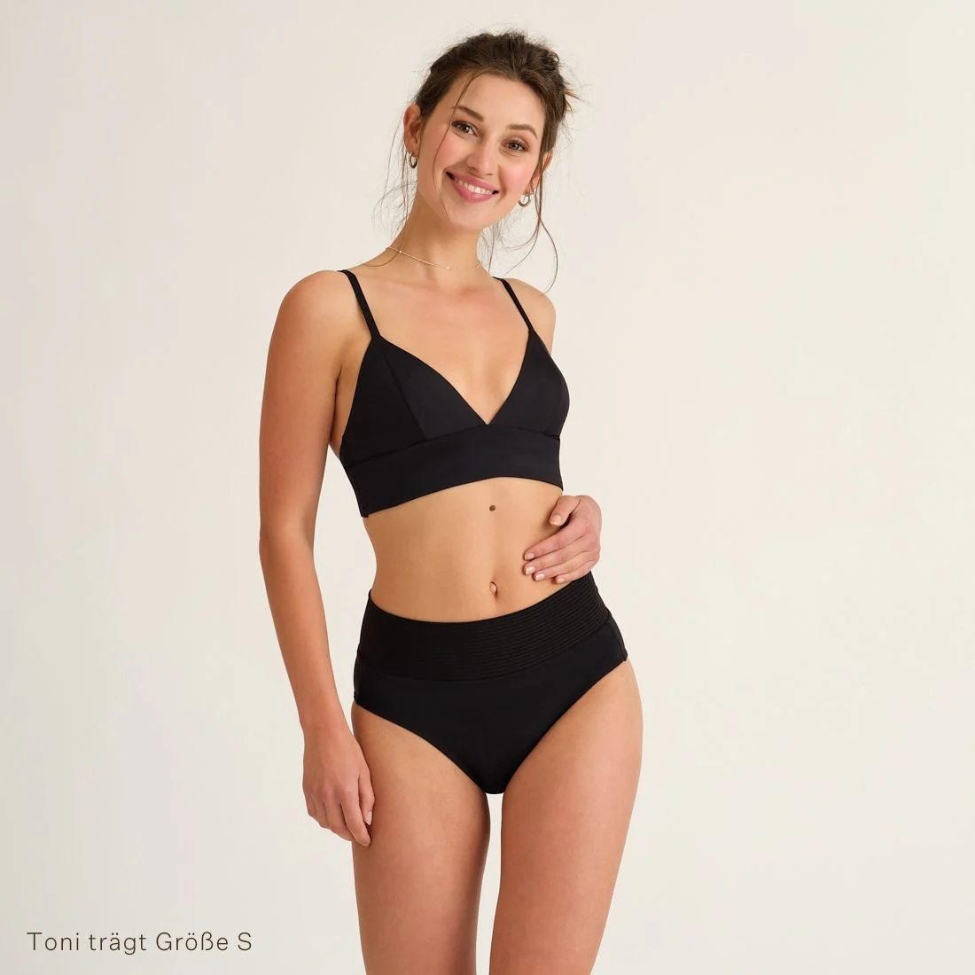 Beach Triangle Top schwarz - Image 8