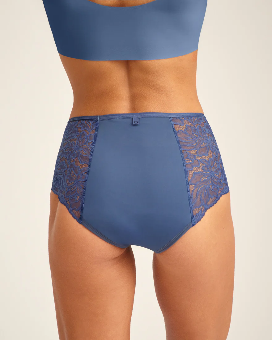 Highwaist Lace Extra Strong smoky blue - Image 3