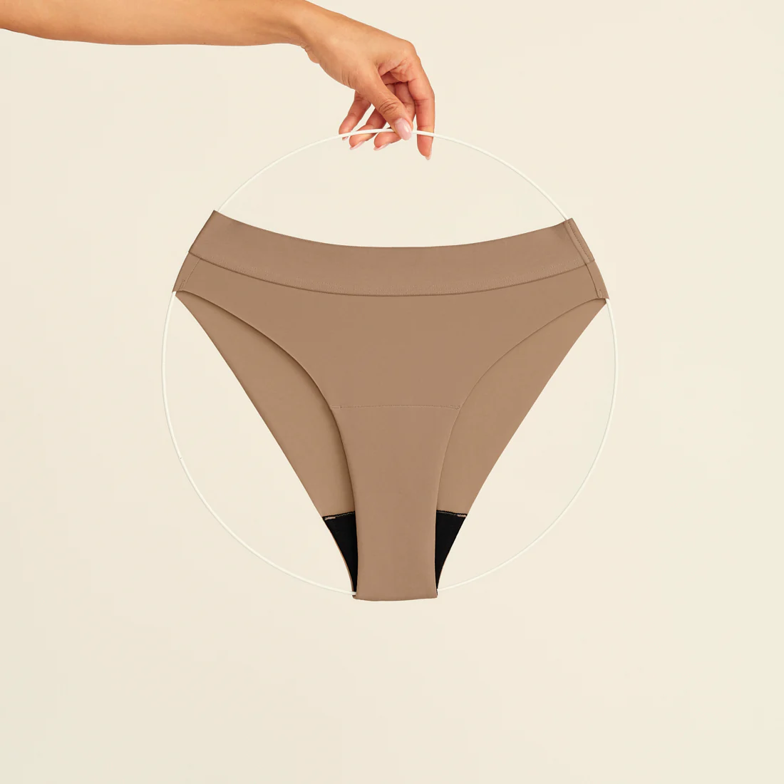 Slip Seamless Cheeky taupe - Image 8