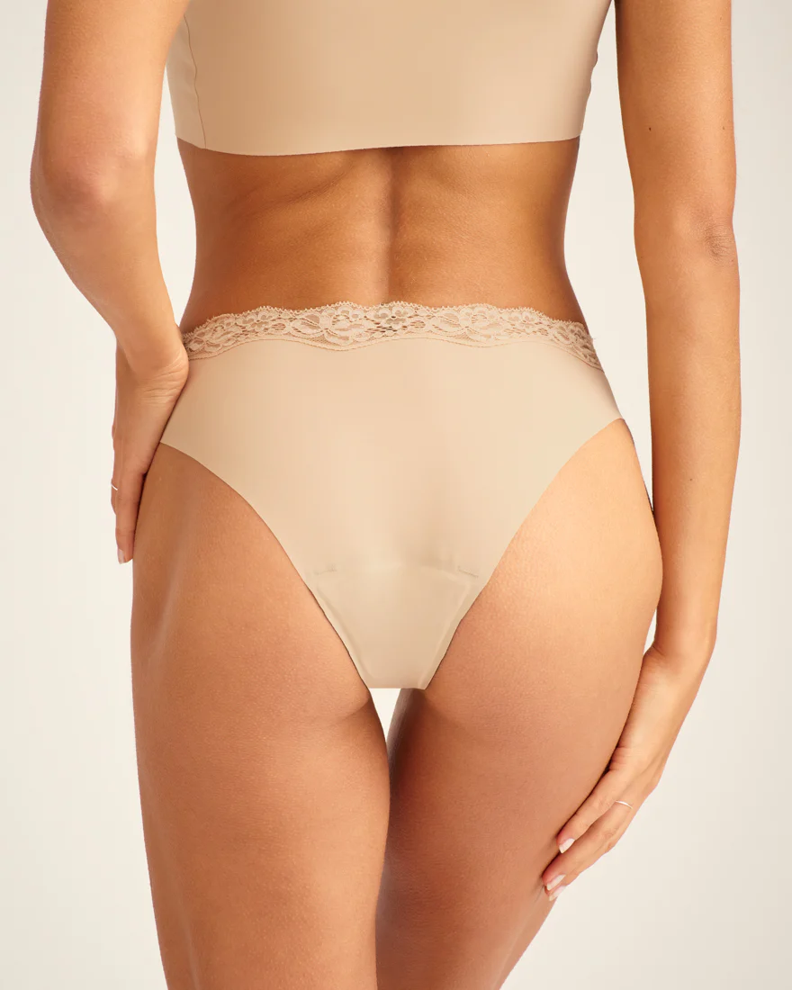 Slip Seamless Lace Extra Strong beige - Image 4