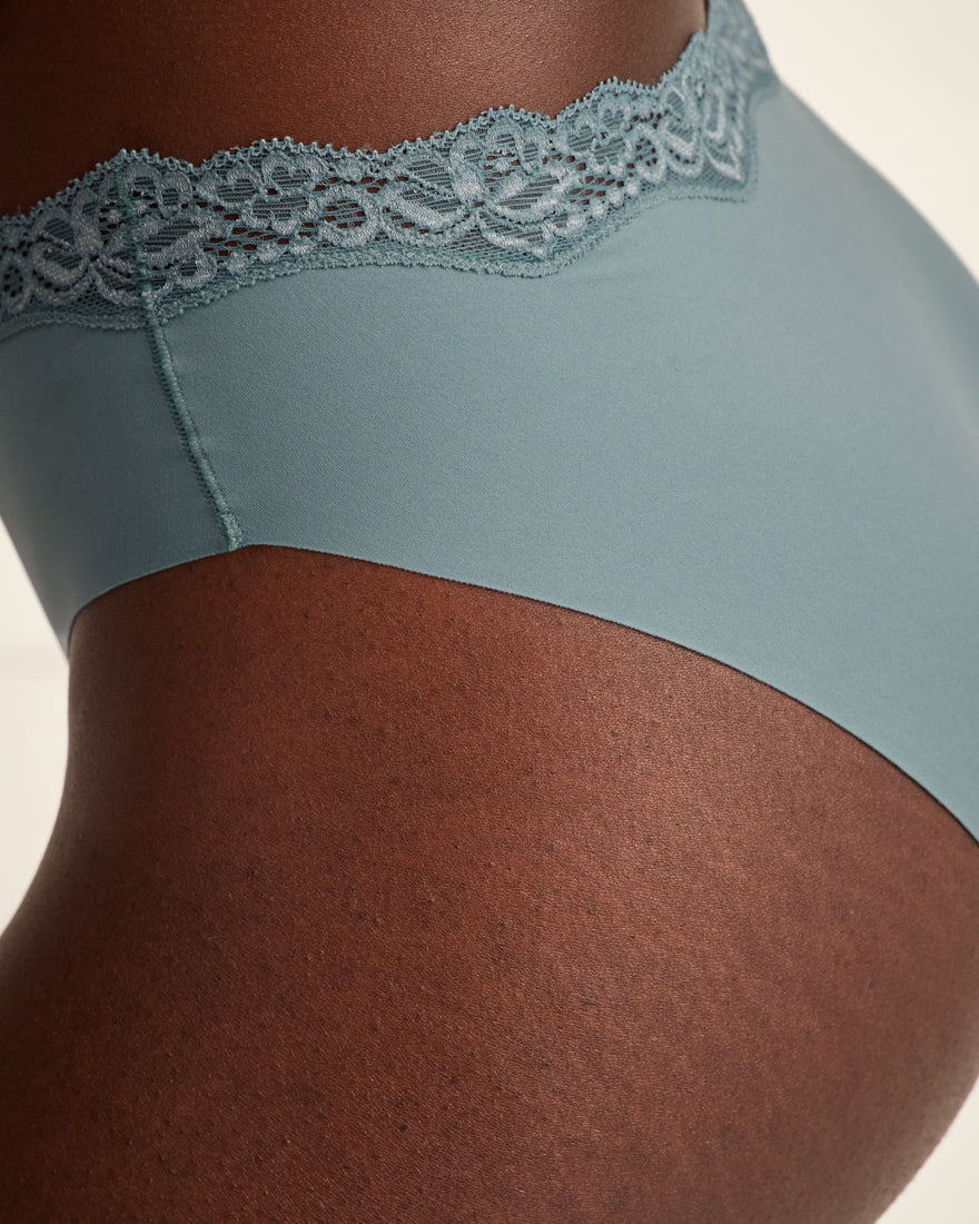 Slip Seamless Lace Extra Strong storm blue - Image 6