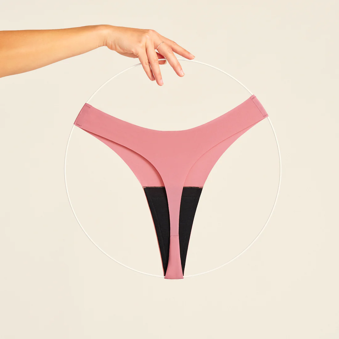 String Seamless dusky pink - Image 7