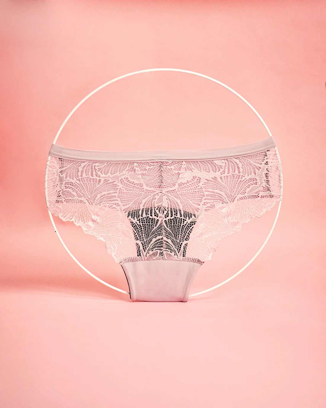 Teens Hipster Seamless Lace muted mauve - Image 3